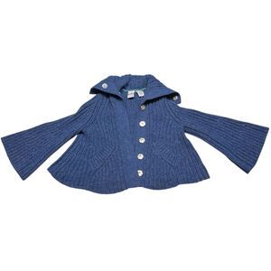 ARMANI EXCHANGE Vintage Knit Cardigan Gothic Cropped